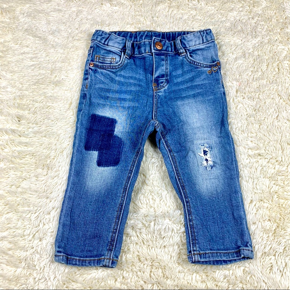 H&M Blue Baby Girl Denim Jeans